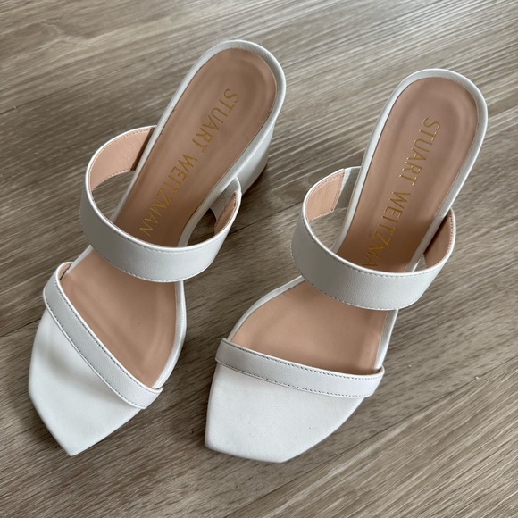 Stuart Weitzman Shoes - Stuart Weitzman White Heels